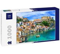 Lais Puzzle Belles plages et Villes de Calabre - Scilla. Vacances d'été Italiennes. 1000 pièces