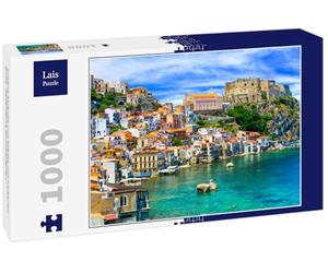 Lais Puzzle Belles plages et Villes de Calabre - Scilla. Vacances d'été Italiennes. 1000 pièces