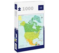 Lais Puzzle Carte de l'Amérique du Nord 1000 pièces