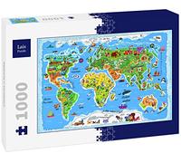Lais Puzzle Carte du Monde en français 1000 pièces