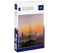 Lais Puzzle Caspar David Friedrich - Bateaux dans Le Port de Greifswald 1000 pièces