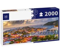 Lais Puzzle Gustavia, St. Barth dans Les Caraïbes 2000 pièces Panorama