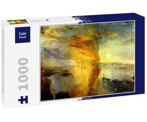 Lais Puzzle Joseph Mallord William Turner - L'incendie du bâtiment du Parlement, 16 Octobre 1834 1000 pièces