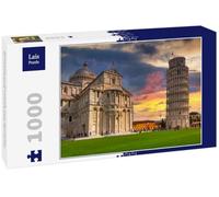 Lais Puzzle La cathédrale et la Tour penchée de Pise au Coucher du Soleil, Le Plus Grand Symbole d'Italie 1000 pièces
