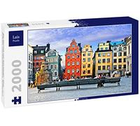 Lais Puzzle La Vieille Ville de Stockholm - Une Attraction Touristique très prisée. Suède 2000 pièces