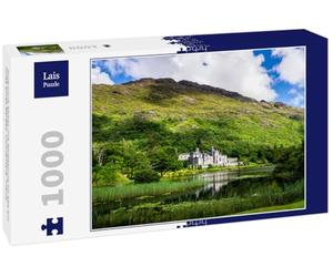 Lais Puzzle L'abbaye de Kylemore avec Un reflet dans Le lac au Pied d'une Montagne. Connemara, Irlande 1000 pièces