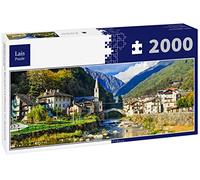 Lais Puzzle Le pittoresque Village de Montagne de Lillianes dans la vallée d'Aoste, Panorama 2000 pièces