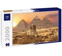 Lais Puzzle Le Sphinx et Les Piramides, célèbre Merveille du Monde, Gizeh, Égypte 2000 pièces
