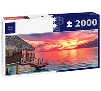 Lais Puzzle Magnifique Coucher de Soleil, Panorama 2000 pièces