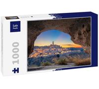 Lais Puzzle Matera, Italie. Image Urbaine de la Ville médiévale de Matera, Italie Pendant Un Beau Coucher de Soleil 1000 pièces