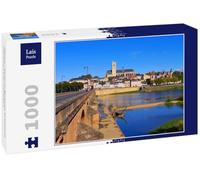 Lais Puzzle Nevers - Nevers en Bourgogne, cathédrale et fleuve Loire, France 1000 pièces