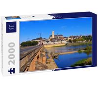 Lais Puzzle Nevers - Nevers en Bourgogne, cathédrale et fleuve Loire, France 2000 pièces