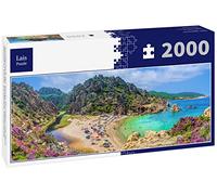 Lais Puzzle Paysage de la Costa Paradiso avec la Plage Li Cossi, Sardaigne, Panorama 2000 pièces