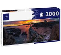Lais Puzzle Paysage du comté de Donegal en Irlande Le Matin avec Le château, Panorama 2000 pièces