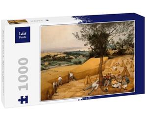 Lais Puzzle Pieter Bruegel l'Ancien - Cycle des peintures mensuelles, Scène : La moisson des Grains (Mois d'août) 1000 pièces