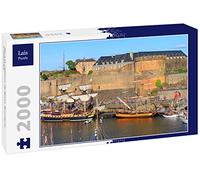 Lais Puzzle Port et château de Brest, Bretagne, France 2000 pièces