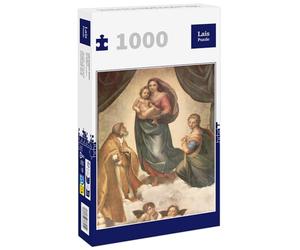 Lais Puzzle Raphaël - Madone Sixtine, scène : Marie avec l'enfant Jésus, Saint Pape Sixte II et Sainte Barbara 1000 pièces