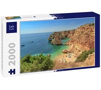 Lais Puzzle Une des Plus Belles plages du Monde, la Plage Praia da Marihna sur la côte de l'Algarve au Portugal 2000 pièces