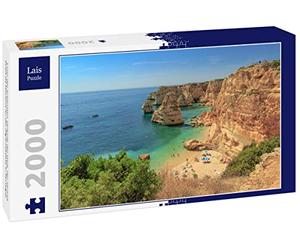 Lais Puzzle Une des Plus Belles plages du Monde, la Plage Praia da Marihna sur la côte de l'Algarve au Portugal 2000 pièces