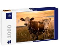 Lais Puzzle Vaches au Coucher du Soleil 1000 pièces