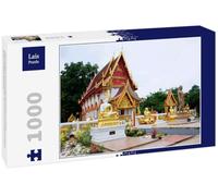 Lais Puzzle Vieille Ubosot et ruine Stupa ou chedi et Statue Antique de Bouddha à Chai Nat Thaïlande 1000 pièces