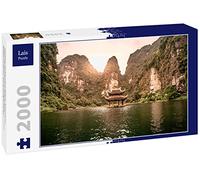 Lais Puzzle Visite des grottes en Bateau dans Le Paysage de Trang an. Province de Ninh Binh, Vietnam 2000 pièces