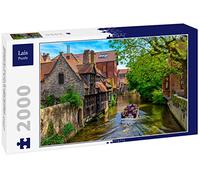 Lais Puzzle Vue Classique du Centre-Ville Historique de Bruges (Brugge), Province de Flandre Occidentale, Belgique. Vue de la Ville de Bruges 2000 pièces