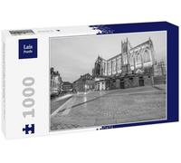 Lais Puzzle Vue Nocturne de la cathédrale de Metz, France en Noir et Blanc 1000 pièces