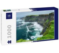 Lais Puzzle Vue spectaculaire des célèbres falaises de Moher et de l'Atlantique Sauvage, comté de Clare, Irlande 1000 pièces