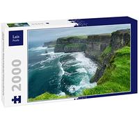 Lais Puzzle Vue spectaculaire des célèbres falaises de Moher et de l'Atlantique Sauvage, comté de Clare, Irlande 2000 pièces