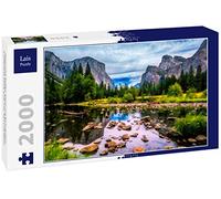 Lais Puzzle Yosemite Valley View avec El Capitan, Cathedral Rock et The Merced River 2000 pièces