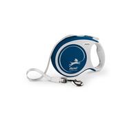 Laisse à enrouleur Comfort Plus Taille L 8 m Bleu - Pour chien jusqu'à 50 kg