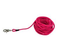 Laisse à pister, ø 6 mm x 15 M rose ronde sans dragonne pour chien