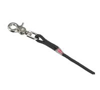 Laisse à pister, ø 6 mm x 5 M noir ronde sans dragonne pour chien