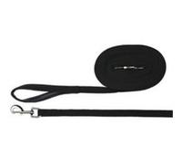 Laisse À Pister, Sangle Plate, 10 M/20 Mm, Noir - Mon Animalerie Noir G