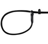 Laisse active Trixie, cousu de manière ronde, 1,70 m/ø 8 mm, noir