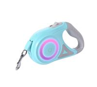 Laisse automatique 5 m LED avec bande lumineuse latérale laisse pour chien ch...