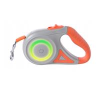 Laisse automatique 5 m LED avec bande lumineuse latérale laisse pour chien ch...