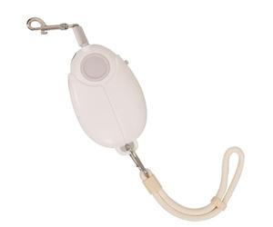 Laisse automatique pour chien avec lumière LED, 3 m, rechargeable, pour chats, petits chiens, laisse rétractable avec dragonne amovible, sortie en forme de U, crochet à 360°, promenade en ville