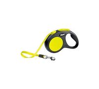 Flexi Laisse bande New Neon Taille S 5 m Noir et jaune fluo G