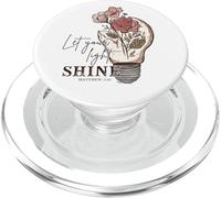 Laisse Briller ta lumière Matthieu 5:16 La Foi chrétienne en Dieu PopSockets PopGrip pour MagSafe