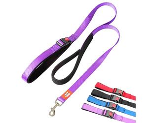 Laisse CANNY Connect Très Résistante pour Chien | Attachez Votre Chien N’Importe Où | Parfaite pour Les Petits, Moyens et Grands Chiens | Poignée Rembourrée | 120cm