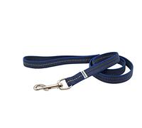 Laisse caoutchoutée avec dragonne - Bleu - 200 cm (2 m)