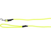 Flamingo Laisse d'entraînement et à Pister pour Chien Caspar Jaune Fluo - 500cm 6mm - Imperméable et Facile à Nettoyer - avec poignée