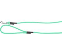 Laisse Chien - Caspar Vert Menthe (traque/entraînement) - 1000cm L x 0,6cm l x 0,6cm H (Ø 0,6cm) - biothane Hydrofuge - poignée - Mousqueton chromé - 10m Fin