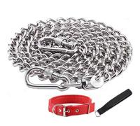 Laisse Chien Enrouleur Classiques Longe pour Chien Cordon De Serrage (Silver,5mm 4m)