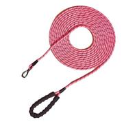 Laisse Chien Longe pour Chien 10m Cordon de Serrage Crochet et Boucle (Pink,3m/1.0cm)
