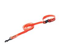 Laisse Chien Longe pour Chien Cordon de Serrage Crochet et Boucle Lasso (Orange,S)