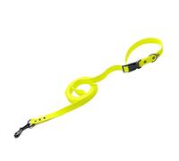 Laisse Chien Longe pour Chien Cordon de Serrage Crochet et Boucle Lasso (Yellow,M)