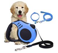Laisse Chien Rétractable, Enrouleur Laisse,Rétractable Laisse,5M Laisse pour Chien, Laisse à Enrouler pour Chien 360° avec Poignée Antidérapante,Laisse Flexible pour Le Dressage et la Promenade
